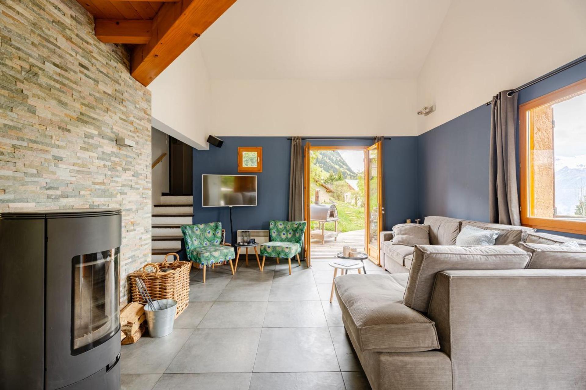 Villard-Reculas Chalet Rouge Ou Blanc מראה חיצוני תמונה
