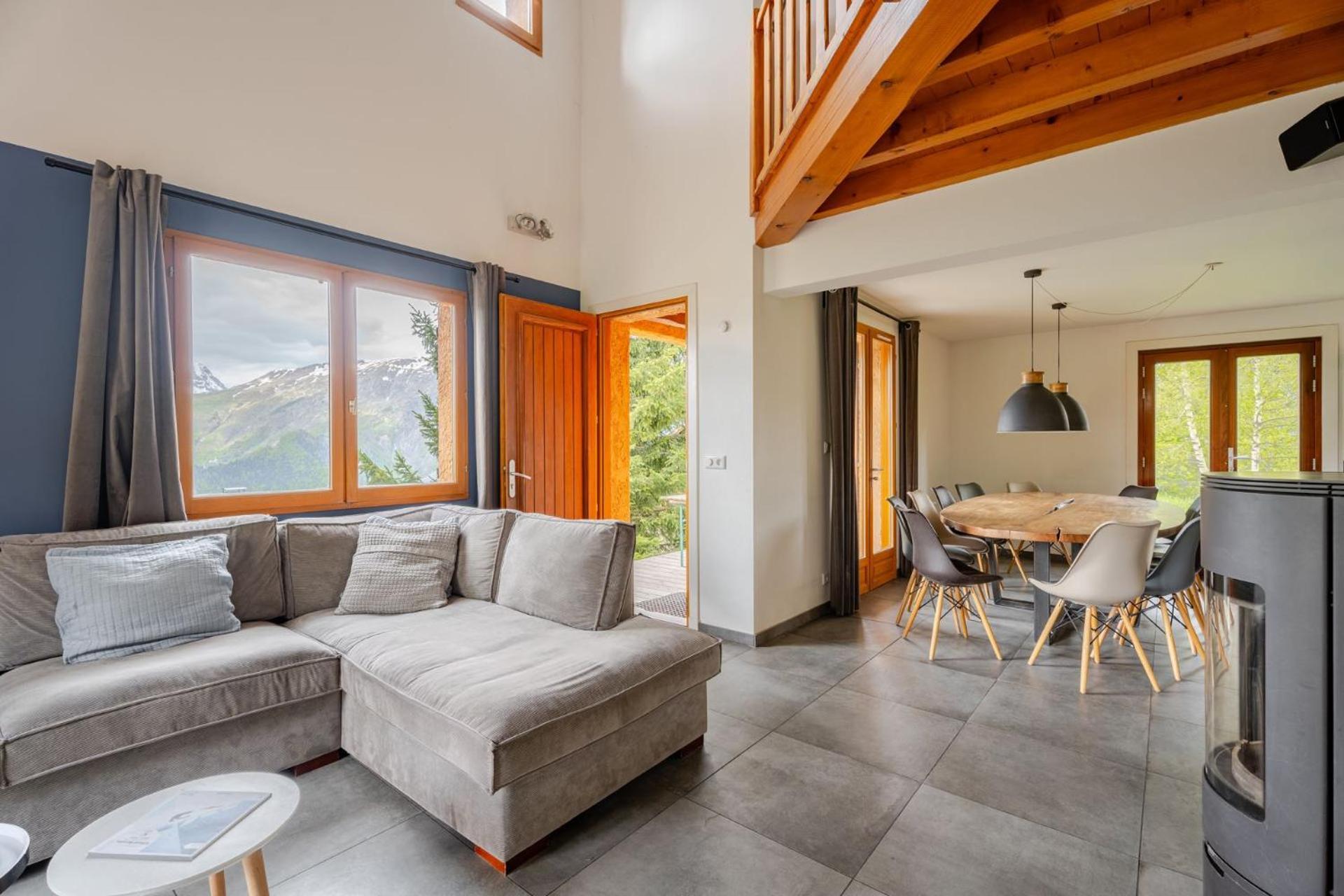 Villard-Reculas Chalet Rouge Ou Blanc מראה חיצוני תמונה