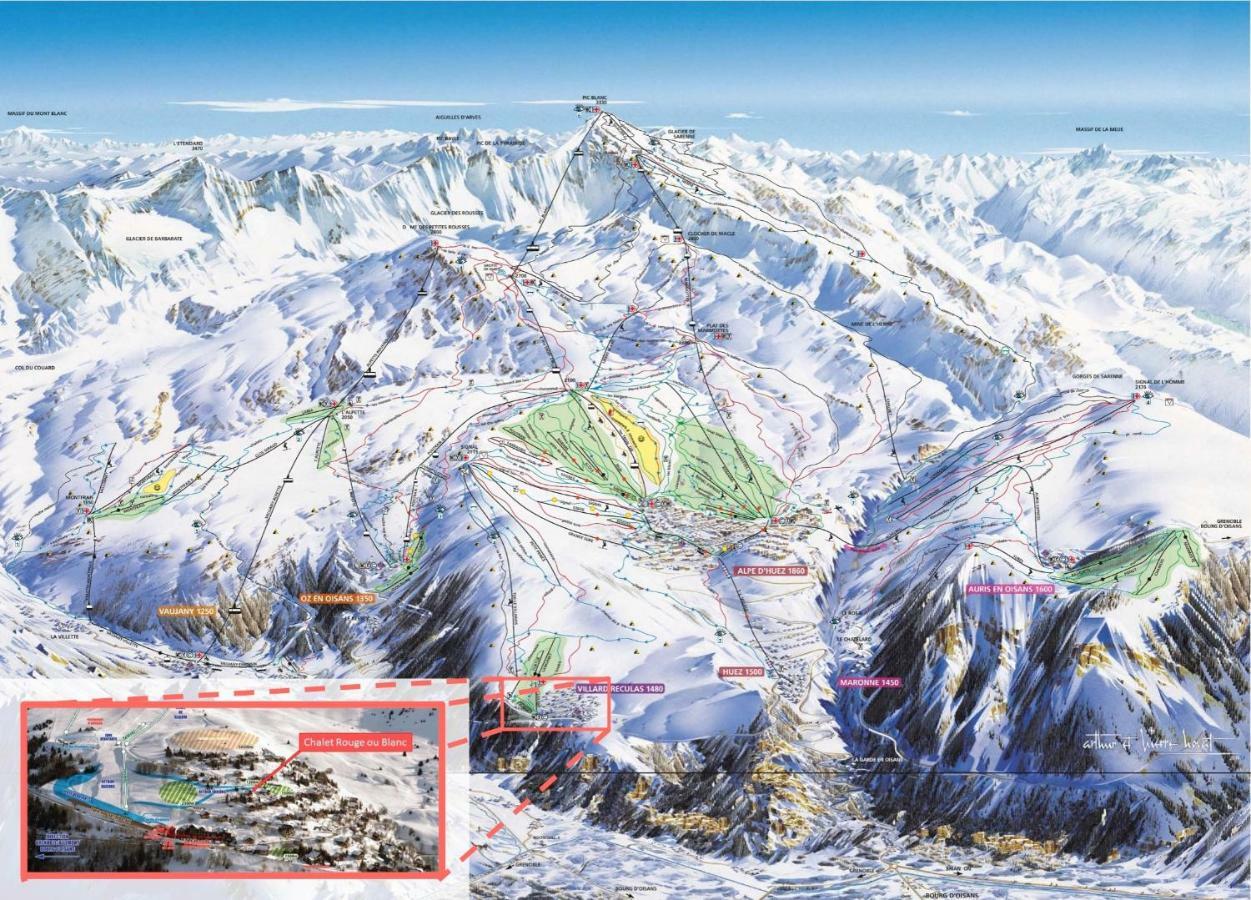 Villard-Reculas Chalet Rouge Ou Blanc מראה חיצוני תמונה