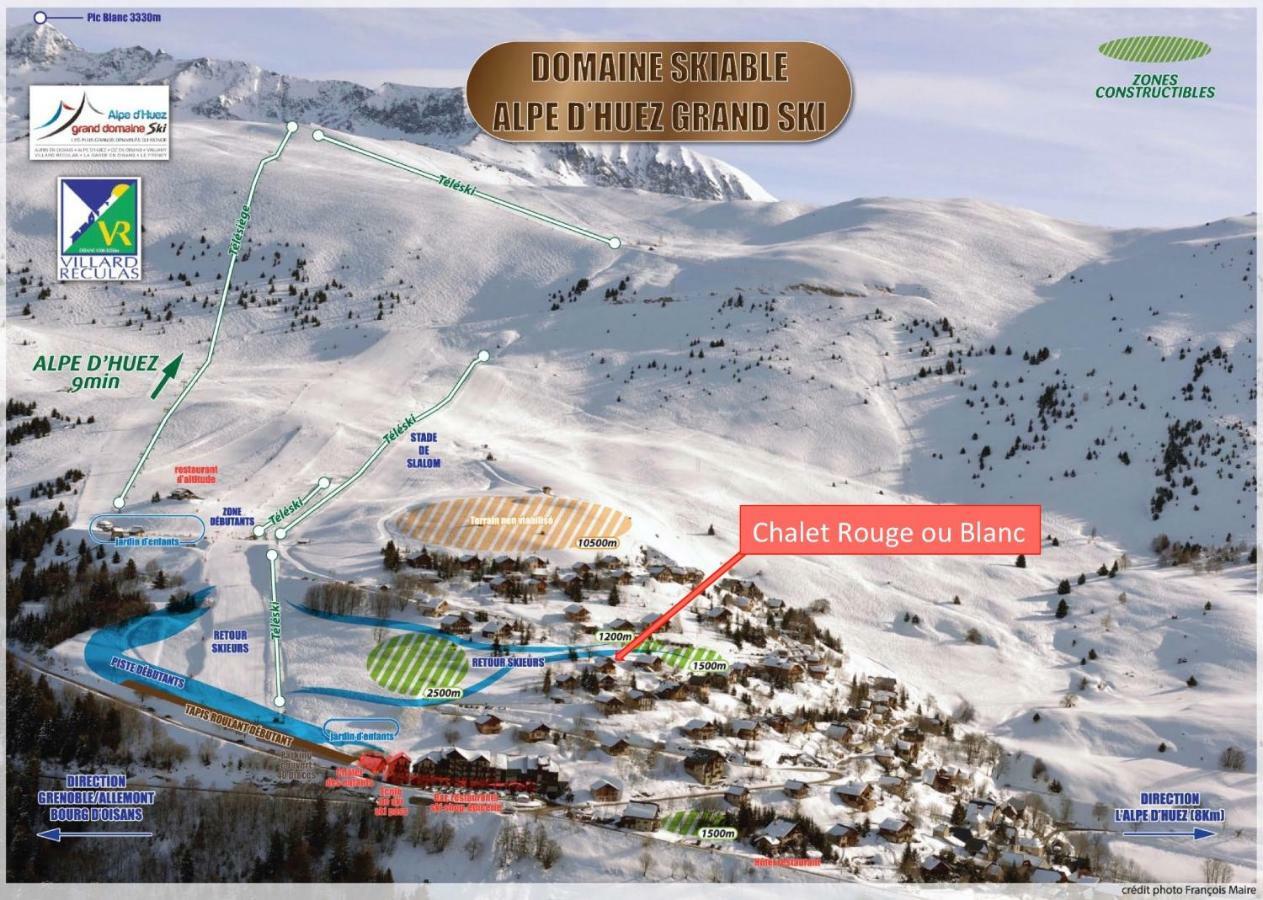 Villard-Reculas Chalet Rouge Ou Blanc מראה חיצוני תמונה